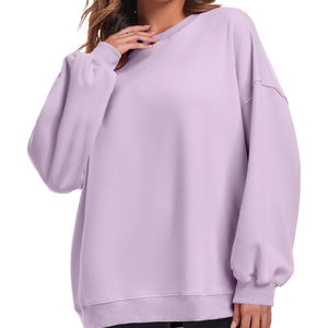 Sudadera de Algodón de Color Sólido de Nuevo Diseño al por Mayor para Damas, Precio al por Mayor, Sudadera Personalizada para Mujer - Product Image 3