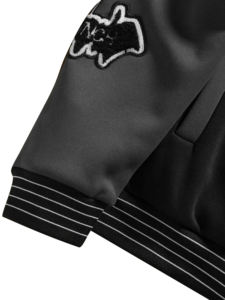 High Quality <b>Men's</b> Custom Chenille Embroidery Patches Winter Fleece Varsity <b>Jacket</b> Halloween Party Streetwear <b>Casual</b> Leather - Product Image 4