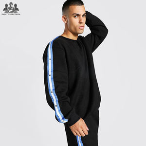 Conjunto Deportivo Informal de Invierno para Hombre, Color Sólido |   Conjunto Deportivo para Calentamiento |   Producción en Masa de Ropa Deportiva Moderna - Product Image 5