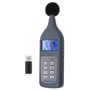 Kỹ thuật số mức độ âm thanh <span class=keywords><strong>Meter</strong></span> <span class=keywords><strong>30</strong></span> để <span class=keywords><strong>130dB</strong></span> tiếng ồn Decibel Tester RS-232C USB Phần mềm giám sát hội thảo giao thông - Product Image 1