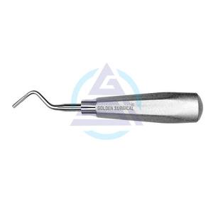 Fuente de alimentación manual Elevadores de raíz Autoclave dental Seguro Mango de acero inoxidable Instrumento quirúrgico de ortodoncia para dentaduras postizas - Product Image 1