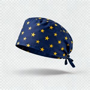 หมวกแก๊ปซาตินเงางามหมวกผ่าตัดทางการแพทย์สำหรับผู้หญิงผู้ชายป้องกันการฟอกสีคลอรีนหมวกแพทย์พยาบาล - Product Image 4