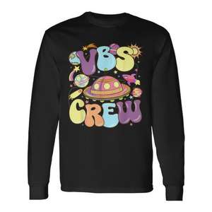 T-shirt éducatif à manches longues VBS Crew 2024 Stellar Vacation Bible School - Product Image 1