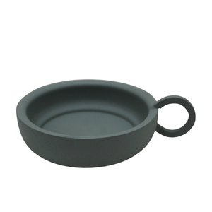 Soporte de pilar de vela de hierro de diseño elegante soporte de vela de color de textura VERDE soporte de vela para decoración del hogar - Product Image 1