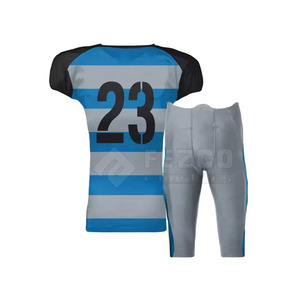 Fabricant d'usine, uniforme de football américain personnalisé, dernier design, respirant, manches courtes, imprimé - Product Image 2