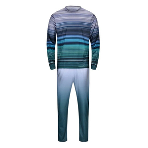 Ensemble de survêtement pour homme à manches longues à séchage rapide avec impression par sublimation, personnalisez votre propre logo, survêtement imprimé - Product Image 2