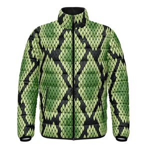Vente en gros 2025 Doudoune pour homme avec manteaux à bulles d'oie brillants Logo personnalisé Veste matelassée coupe-vent à motif uni à capuche - Product Image 2