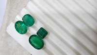 Piedras Preciosas Sueltas de Esmeralda de Calidad AAA, Excelente Brillo, Forma Perfecta, Color Verde, Calidad Natural de Zambia, 20% de Descuento y Regalo de Año Nuevo