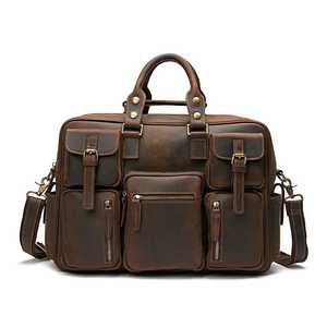Wholesale Quality Vintage Business Briefcases Notebook Genuine Cow <b>Leather</b> <b>for</b> Men <b>Women</b> <b>Laptop</b> <b>Bag</b> Briefcase - Product Image 4