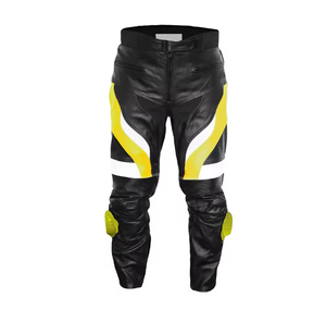 Pantalon en cuir de moto avec logo personnalisé à vendre 2024 nouveau pantalon en cuir pour hommes personnalisé à prix raisonnable - Product Image 2