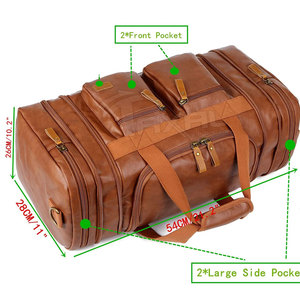 Offre spéciale de sac de voyage en cuir véritable de haute qualité sac de voyage en cuir pour hommes à vendre - Product Image 5