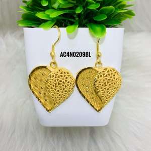 ชุดสร้อยคอชุบทองออนไลน์สไตล์คลาสสิกดีไซน์เนอร์ชุดกล่องหนึ่งกรัมลายดอกไม้แบบโซ่สำหรับงานแต่งงาน - Product Image 3