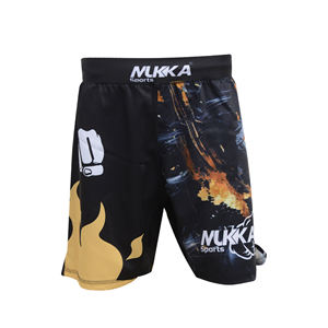 Shorts de boxe Muay Thai pour jeunes de haute qualité 100% coton, design personnalisé, respirant, vente chaude, vente en gros d'usine, toutes saisons - Product Image 1