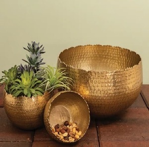 Bol en métal de luxe personnalisé, finition écologique verte, ensemble de vaisselle et d'assiettes pour servir des desserts et des chocolats, sûr et élégant - Product Image 3