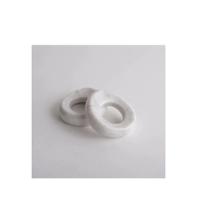 Marble Napkin Rings Set Round Shape <b>Grey</b> Stone <b>Kitchen</b> <b>Accessories</b> Tissue Holder From Manufactured India - Product Image 2