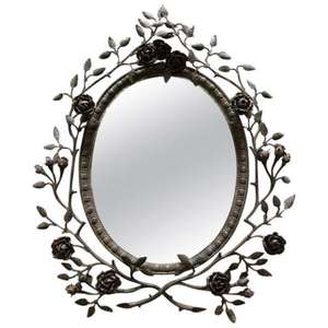 Cadre de miroir en fer antique avec un design classique et un travail artisanal pour améliorer les intérieurs de style traditionnel et vintage - Product Image 4