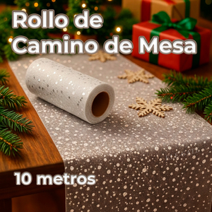 ผ้าปูโต๊ะตกแต่งยาว 10 เมตร ผ้าฝ้ายทอลายหรูหรา พร้อมงานถักโครเชต์เคลือบเงาและผ้าโปร่งพิมพ์ลายสไตล์เรียบง่ายสำหรับคริสต์มาส - Product Image 6