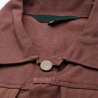Nouvelle veste en jean pour homme, tendance et populaire, 100% coton, chaude pour l'hiver, coupe-vent, imperméable, boutonnée, décontractée, élégante, coupe ajustée