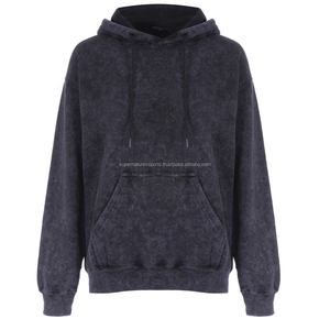 Sudadera con capucha Premium para hombre, sudadera esencial de gran tamaño Unisex de algodón orgánico pesado personalizada, diseño de Hip Hop, sólido de invierno a la moda - Product Image 2