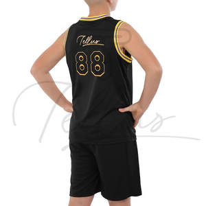 ชุดบาสเก็ตบอลดีไซน์ใหม่ ขายดี ชุดบาสเก็ตบอลเด็ก สไตล์ล่าสุด คุณภาพดีที่สุด ชุดบาสเก็ตบอลเด็ก - Product Image 4