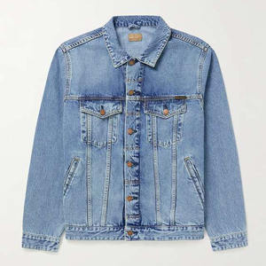 แจ็กเก็ตยีนส์วินเทจคลาสสิกสำหรับบุรุษเสื้อนอกมีสไตล์ - Product Image 1