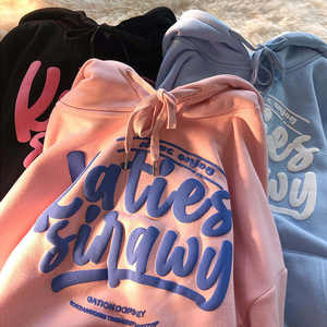 Venta al por mayor del fabricante Unisex 3D Bubble Letter Puff impresión Sudadera con capucha diseñador personalizado 100% algodón pulóver Ajuste de gran tamaño para los hombres - Product Image 1