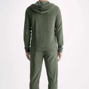 Terry Cotton Men's Hoodies Zip up Hoody Sudaderas Organic Towelling Mens Pullover Custom Zipper Hoodie para hombres - Product Image 6