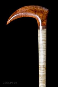 Bâton de marche confortable en résine de bois antidérapant avec poignée multi-forme Stong pour la réadaptation des personnes âgées - Product Image 3