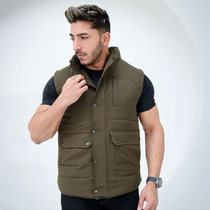 Calentador de cuerpo de diseñador, nuevo chaleco acolchado personalizado para hombre, chaleco acolchado ligero informal - Product Image 5