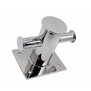 Pilón de amarre marino de alta resistencia, de acero inoxidable 316, con un solo punto de anclaje y abrazadera para sujeción de cuerda, con sujetadores - Product Image 3