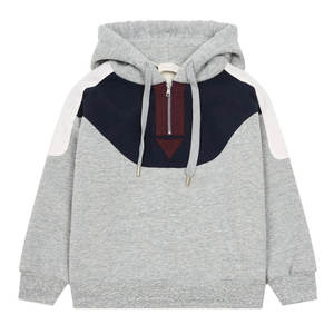 Sweat à capuche personnalisé brodé d'automne de haute qualité pour enfants avec logo/sans logo Option 100% coton prix d'usine - Product Image 1