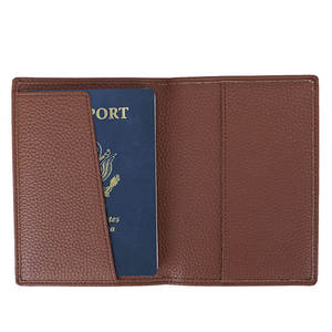 Funda de Pasaporte Multifuncional de Cuero PU con Logotipo Nuevo, Organizador de Viaje Protector con Almacenamiento de Certificados para el Extranjero - Product Image 2