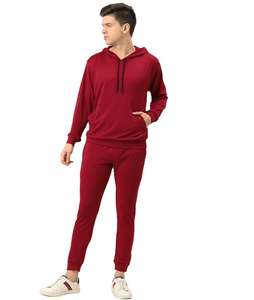 Survêtement de Jogging en tissu de laine à capuche de haute qualité, survêtement à capuche personnalisé, ensemble - Product Image 1