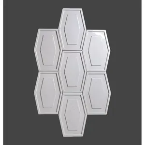 Walker Zanger Studio Moderne Yeso Brillo Craquelado 1sf. Baldosa Cerámica Acabado Brillante para Pared Exterior 3 Baldosas por Unidad - Product Image 1