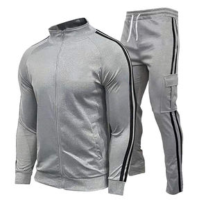 2025 conjuntos deportivos de gimnasio para hombre, chándal personalizado, pantalones de chándal, sudaderas con capucha lisas de alta calidad, conjunto de Fitness con logotipo personalizado, chándal para hombre - Product Image 2