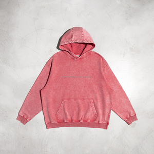 Sweat-shirt vintage lourd en molleton français de luxe personnalisé 450 g/m², sweat-shirt pour homme délavé à l'acide, sweat-shirt à imprimé gonflé - Product Image 2