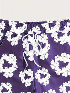 Pantalones cortos estampados para hombre de calidad superior, pantalones cortos estampados antiarrugas totalmente personalizados con el último diseño - Product Image 4