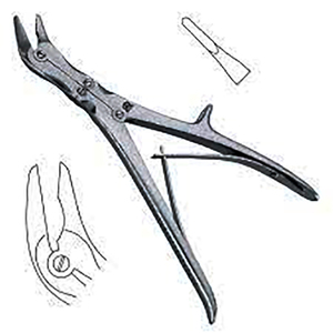 Fórceps quirúrgicos de acero inoxidable para cirugía ortopédica Manual de alta calidad, estándar MOL - Product Image 2