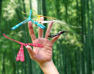 Recuerdo de libélula de bambú tradicional hecho a mano de Vietnam-Regalo artesanal popular ecológico para niños y decoración del hogar - Product Image 1