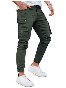 Pantalones Cargo de Diseño de Moda, Pantalones Deportivos Ajustados para Hombre, Pantalones Casuales, Pantalones Deportivos, Ropa Deportiva Elegante, Pantalones Joggers para Hombre - Product Image 6