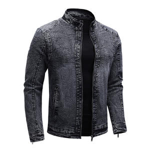 Nouveau design veste en fourrure denim personnalisée impression numérique imprimé personnalisé homme jean veste denim numérique - Product Image 2