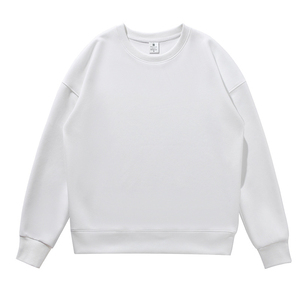 Suéter de Hombre 100% Algodón al por Mayor, de Alta Calidad, con Logotipo Personalizado, Color Sólido, Manga Larga, Tejido Holgado, Ropa de Grupo para Otoño - Product Image 5