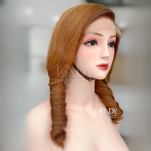 Vendeur en gros qualité de luxe brut rebondissant couleur perruques HD dentelle cheveux humains vietnamiens - Product Image 2