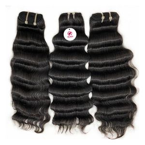 ผมต่อแบบลอนใหญ่ลอนธรรมชาติผมแท้แบบลอนผมดิบแบบ100% ผมลอน - Product Image 2