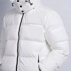 Veste matelassée d'hiver unisexe personnalisée, imperméable, coupe-vent, écologique, en nylon, doublure en polyester, fermeture éclair, style vintage - Product Image 5