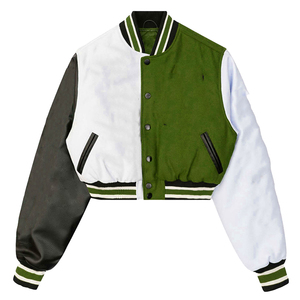 Hot Selling <b>Women</b> Varsity <b>Jacket</b> New Trending Custom logo New Fashion Stylish Custom logo <b>Women's</b> Cropped Varsity <b>Jacket</b> - Product Image 4