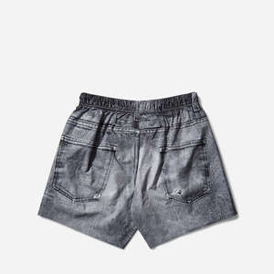 Shorts de sport pour homme sur mesure, taille mi-haute, respirants, séchage rapide, confortables, unis, imperméables, écologiques, polyester/coton - Product Image 2