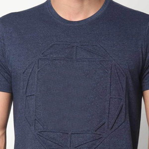 T-shirt vintage léger surdimensionné Boxy de haute qualité 100% coton grande personnalité style à la mode tissu tricoté - Product Image 3