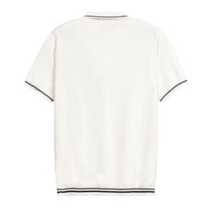 Polos de Punto Personalizados para Hombre, Invierno, Estilo Casual, con Logotipo Frontal, Diseño de Punto Calado, Transpirables, Manga Corta - Product Image 4