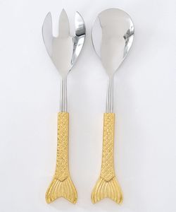 Extra Long Stainless Steel Salad Server Ideal For <b>Large</b> Salad <b>Bowls</b> Allowing Easy <b>Mixing</b> And Serving At Any Event - Product Image 6